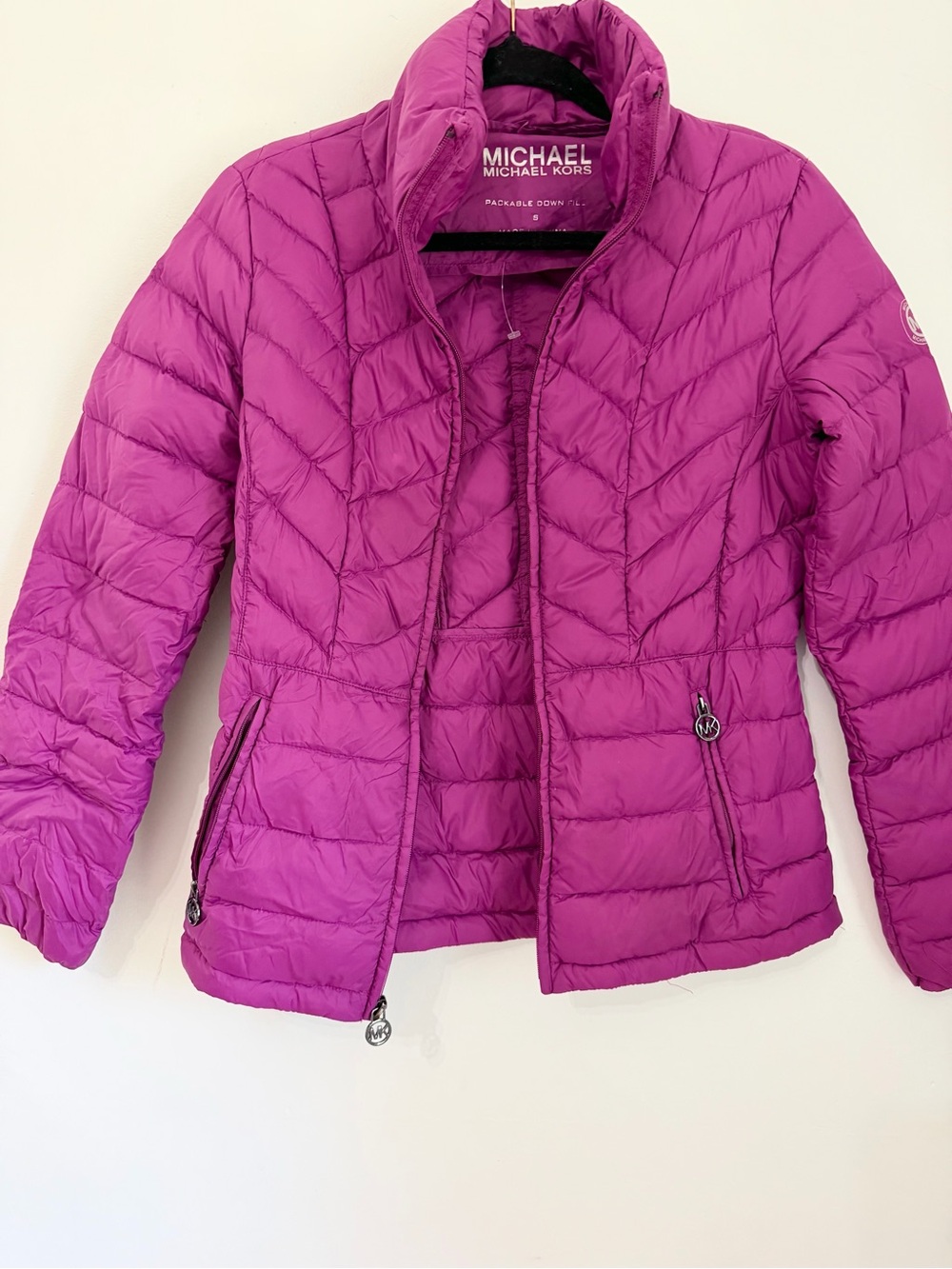 MICHAEL Michael Kors Packable Down Puffer Jacket  size small